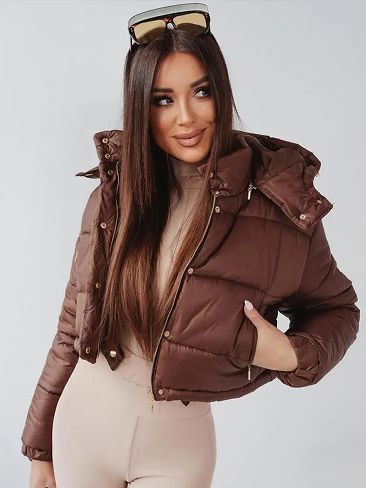 Съемные хлопковые куртки с капюшоном, Женская облегающая короткая куртка с буквенным принтом, Осень-зима 2022, теплое утепленное пальто на мо...
Съемные хлопковые куртки с капюшоном, Женская облегающая короткая куртка с буквенным принтом, Осень-зима 2022, теплое утепленное пальто на мо...