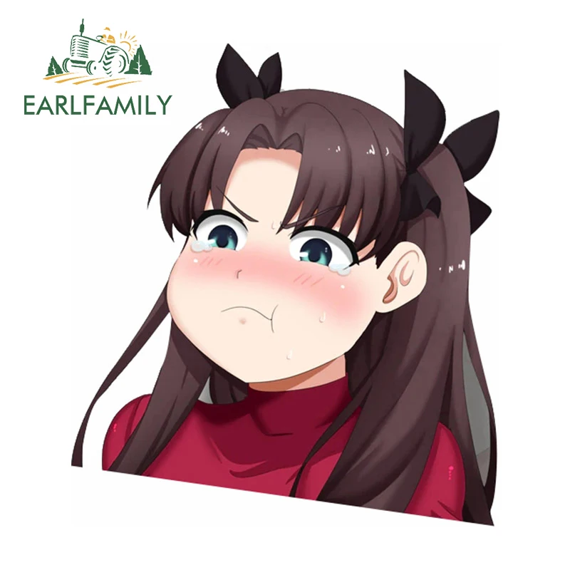 EARLFAMILY 13cm x 11.5cm for Tohsaka Rin Pouting Car Stickers Waterproof Occlusion Scratch Decals Car Accessories Laptop Decor
EARLFAMILY 13cm x 11.5cm for Tohsaka Rin Pouting Car Stickers Waterproof Occlusion Scratch Decals Car Accessories Laptop Decor