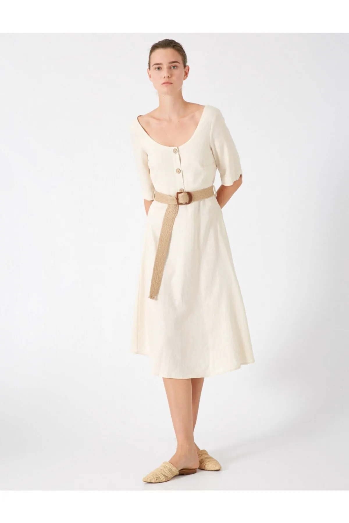 Women's Dress Beige Elegant Fashion Summer Spring Casual Short Sleeve Stretch Casual Short Sleeve Stretch Comfortable Boho Dress
Women's Dress Beige Elegant Fashion Summer Spring Casual Short Sleeve Stretch Casual Short Sleeve Stretch Comfortable Boho Dress