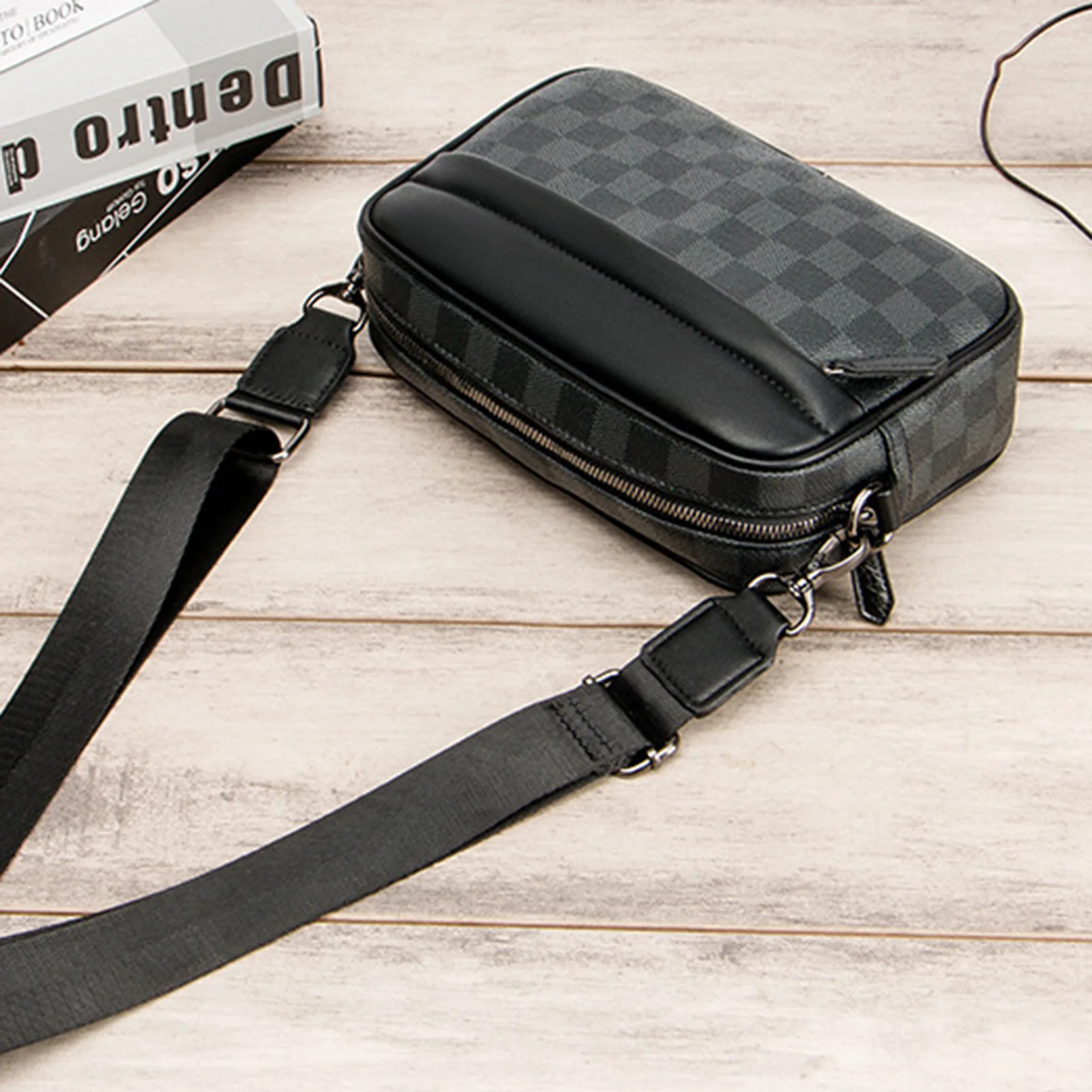 Personalized C/Plaid/Black Pattern Messenger Bag Multi-Functional Sports Small Pack For Fitness Sports
Personalized C/Plaid/Black Pattern Messenger Bag Multi-Functional Sports Small Pack For Fitness Sports