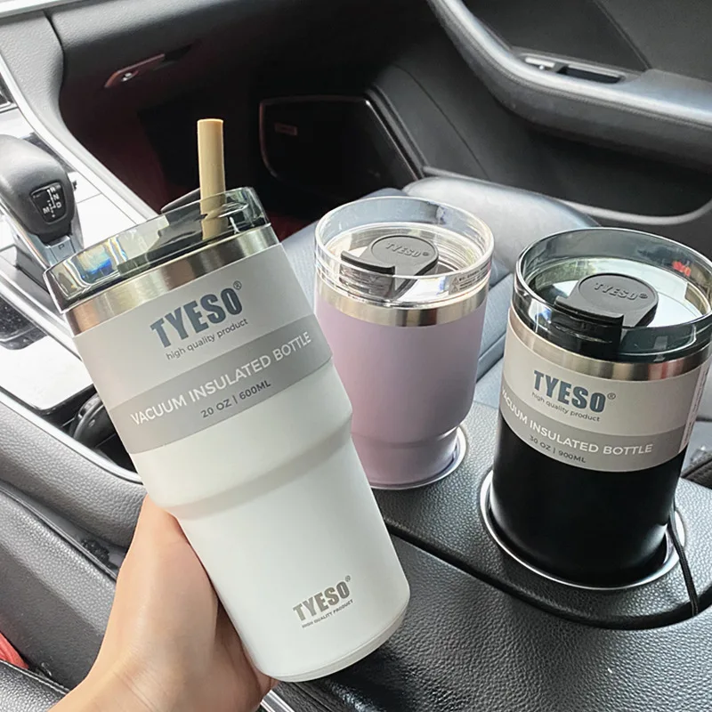 Creative Fashion 304 Stainless Steel Thermo Cup 600 & 890ml Coffee Mug Travel Water Cups with Straw Car Water Bottle
Creative Fashion 304 Stainless Steel Thermo Cup 600 & 890ml Coffee Mug Travel Water Cups with Straw Car Water Bottle