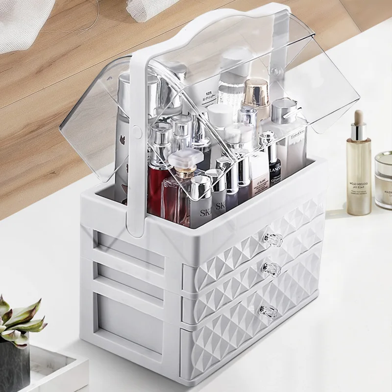 Cosmetic Case Waterproof Makeup Organizer Jewelry Box Woman Beauty Skin Care Cosmetic Organizers Drawer Home Storage Box Durable
Cosmetic Case Waterproof Makeup Organizer Jewelry Box Woman Beauty Skin Care Cosmetic Organizers Drawer Home Storage Box Durable