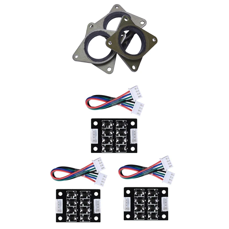 Шаговые амортизаторы вибрации из стали и резины 3X NEMA 17 и 3-кратный Магнитный модуль для устранения рисунка
Шаговые амортизаторы вибрации из стали и резины 3X NEMA 17 и 3-кратный Магнитный модуль для устранения рисунка