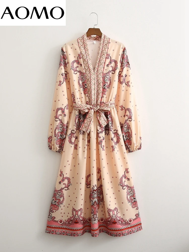 AOMO 2022 Fashion Women Floral Print Vintage Long Dress with Slash V Neck Long Sleeve Ladies Dress 1D527A
AOMO 2022 Fashion Women Floral Print Vintage Long Dress with Slash V Neck Long Sleeve Ladies Dress 1D527A