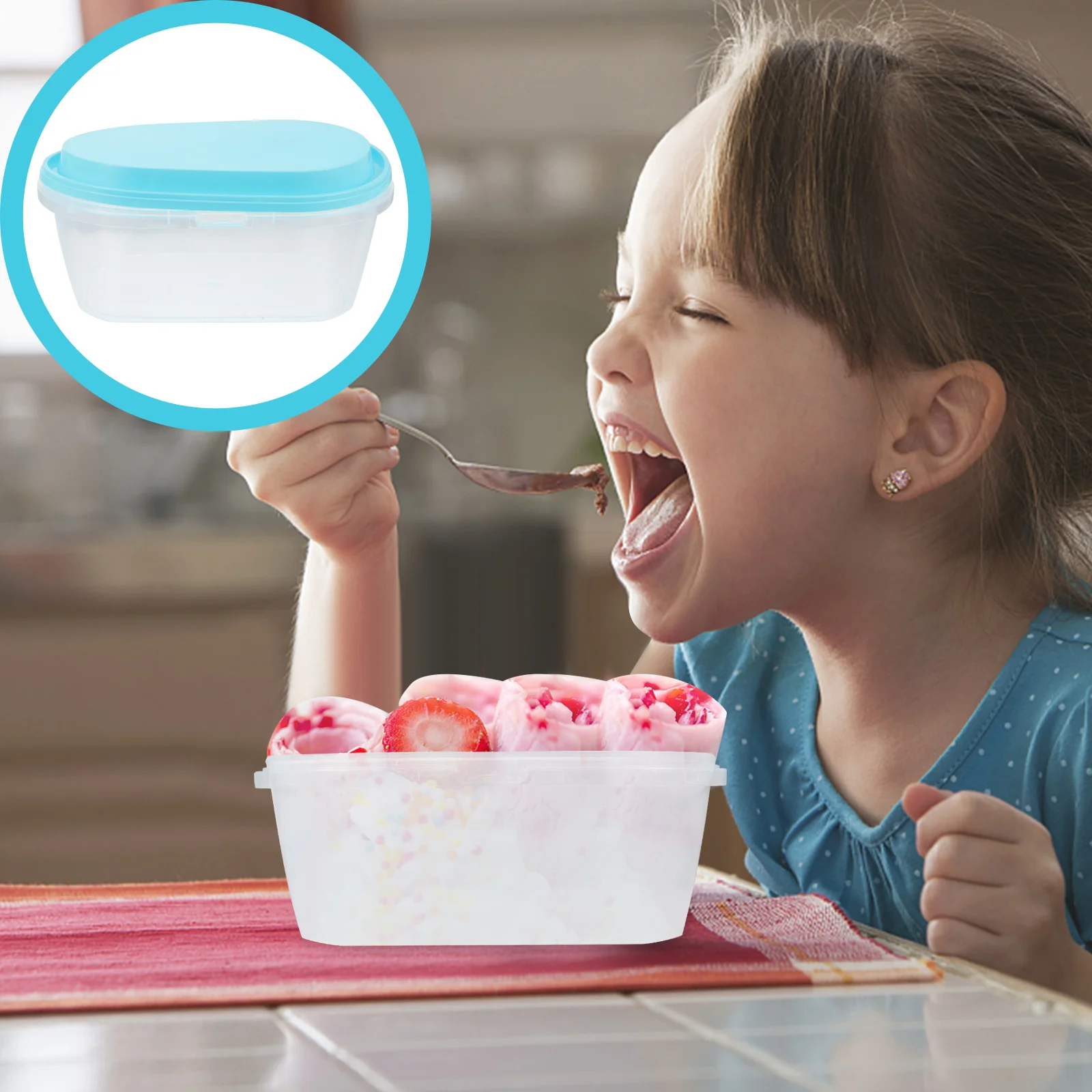 Ice Cream Box Container Practical Cake Case Plastic Dessert Containers Tub Cupcake Holder Lid
Ice Cream Box Container Practical Cake Case Plastic Dessert Containers Tub Cupcake Holder Lid