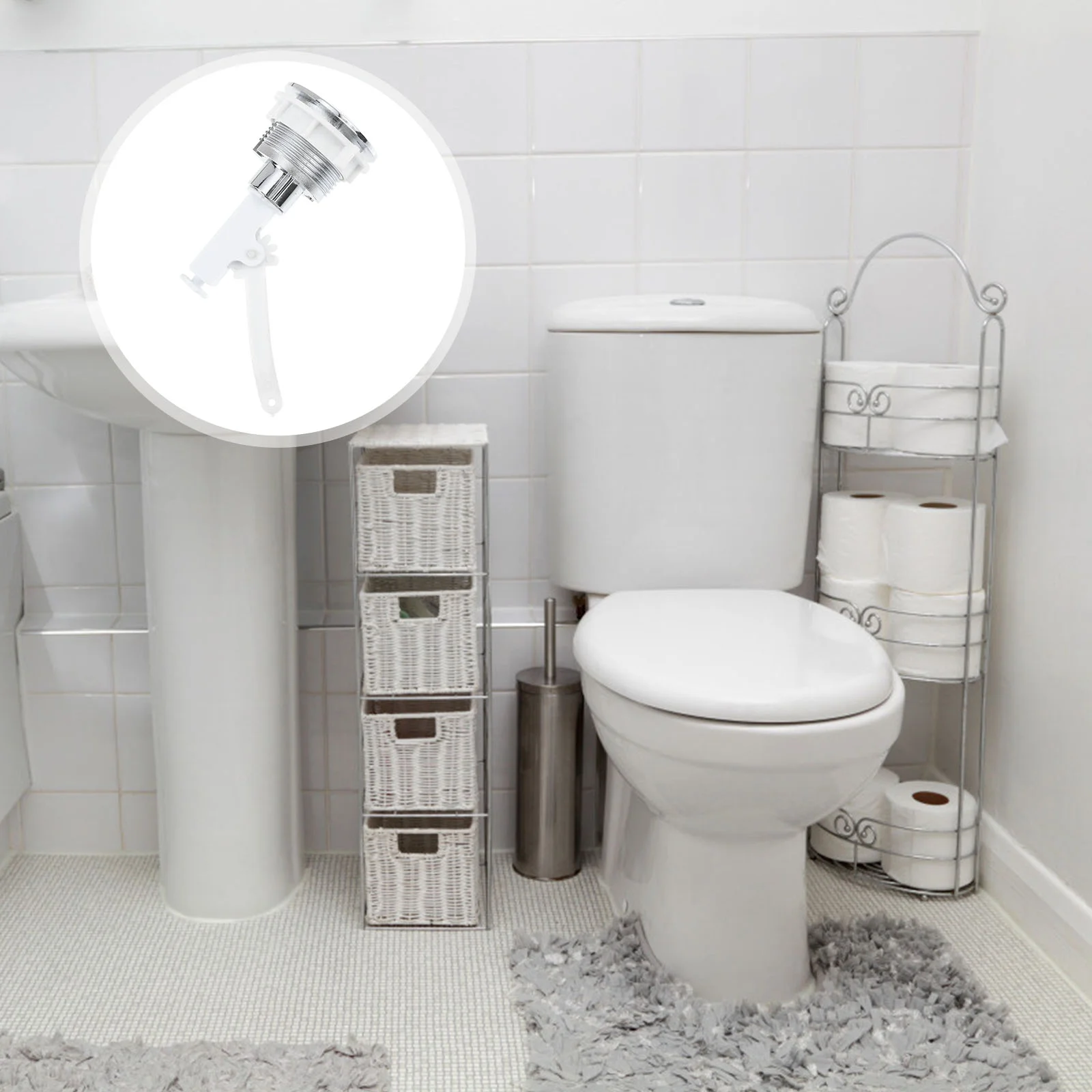 1 PC Dual Flush Buttons Toilet Button Rod Flush Button Replacement Toilet Flush Plate Toilet Tank Push Rod
1 PC Dual Flush Buttons Toilet Button Rod Flush Button Replacement Toilet Flush Plate Toilet Tank Push Rod