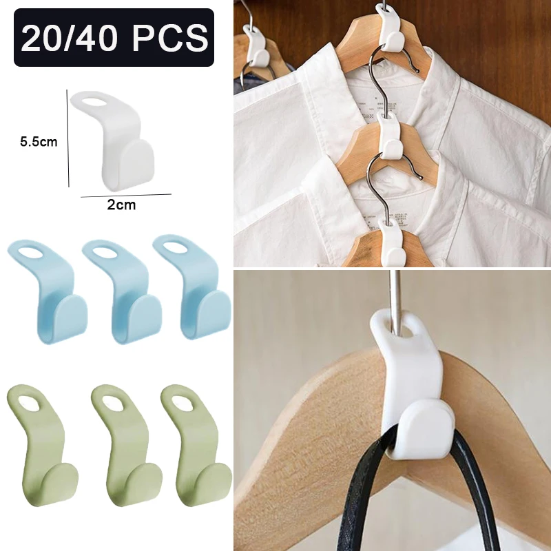 20/40Pcs Mini Clothes Hangers for Home Clothes Connector Hooks Plastic Cascading Organizer Rack Space Saving Closet Organizer
20/40Pcs Mini Clothes Hangers for Home Clothes Connector Hooks Plastic Cascading Organizer Rack Space Saving Closet Organizer