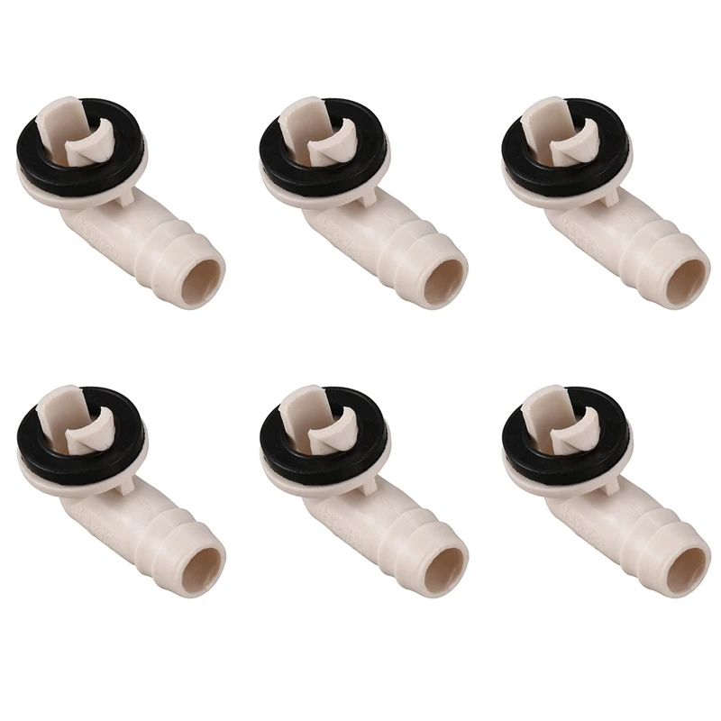 6X Air Conditioner Ac Drain Hose Connector Elbow Fitting With Rubber Ring For Units And Window Ac Unit 3/5 Inch(15Mm)
6X Air Conditioner Ac Drain Hose Connector Elbow Fitting With Rubber Ring For Units And Window Ac Unit 3/5 Inch(15Mm)