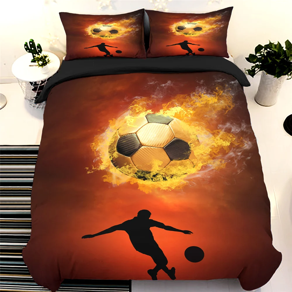 3D Printed Bedding Set Single Double Fire Football Game Duvet Cover Set Queen King Twin Full Bedclothes For Kid Boy Teen Child
3D Printed Bedding Set Single Double Fire Football Game Duvet Cover Set Queen King Twin Full Bedclothes For Kid Boy Teen Child