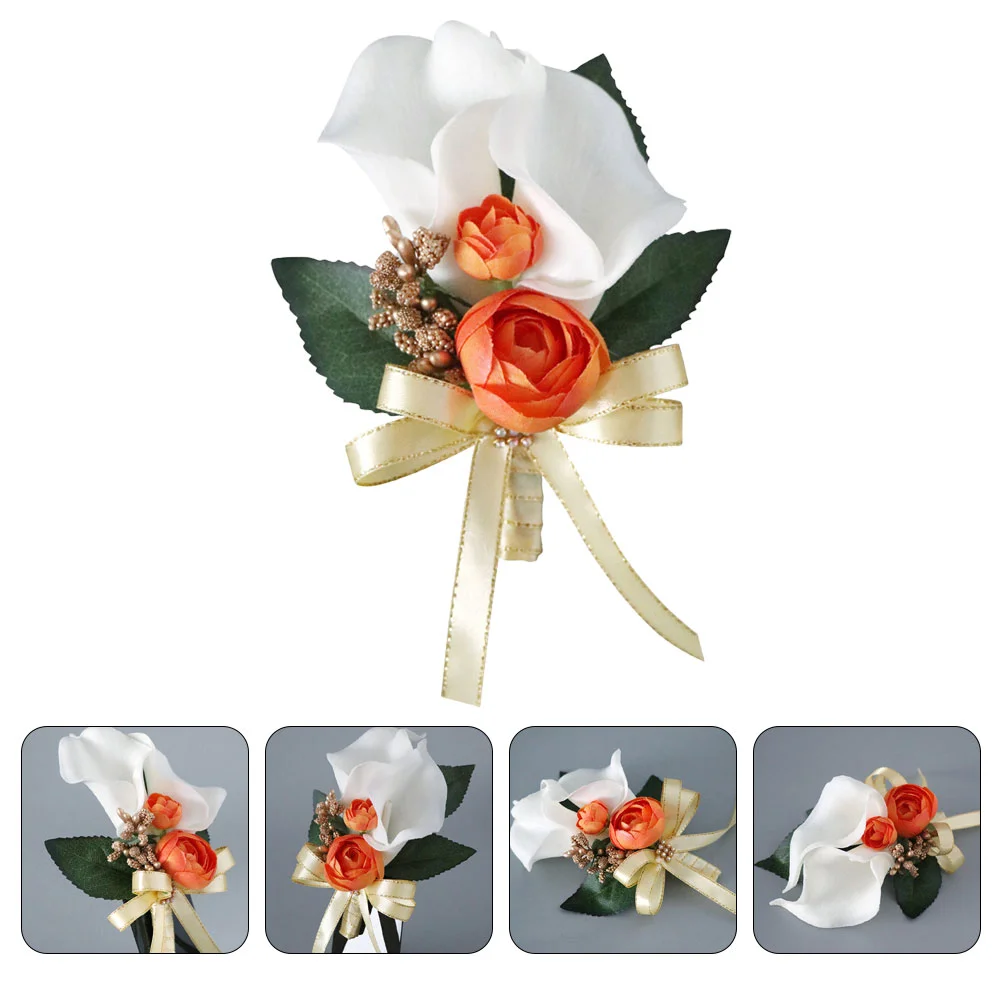 Wedding Floral Simulation Flower Groom Boutonniere Man Brooch Pin Bride Corsage 
Wedding Floral Simulation Flower Groom Boutonniere Man Brooch Pin Bride Corsage