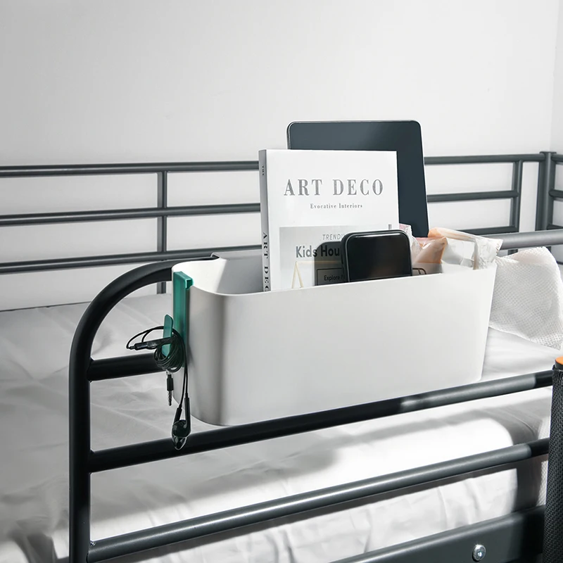 

Room Dorm Storage For Basket Bedside Sundries New Plastic Holder Hook Hanging Shelf With Bed Box Caddy Removable Baby Organizer