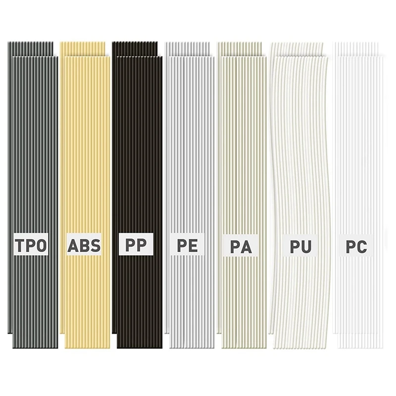 Plastic Welding Rods, 7 Types ABS PP PU PE PA PC TPO 13 Inch Plastic Welder Rod For Car Bumper Kayak
Plastic Welding Rods, 7 Types ABS PP PU PE PA PC TPO 13 Inch Plastic Welder Rod For Car Bumper Kayak