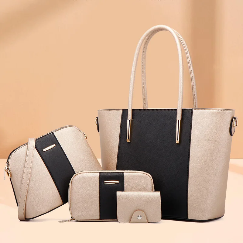 PU Leather 4pcs Women Tote Bag Set Fashion Female Purse and Casual Handbag Four-Piece Shoulder Bag New Messenger Purse Bag
PU Leather 4pcs Women Tote Bag Set Fashion Female Purse and Casual Handbag Four-Piece Shoulder Bag New Messenger Purse Bag