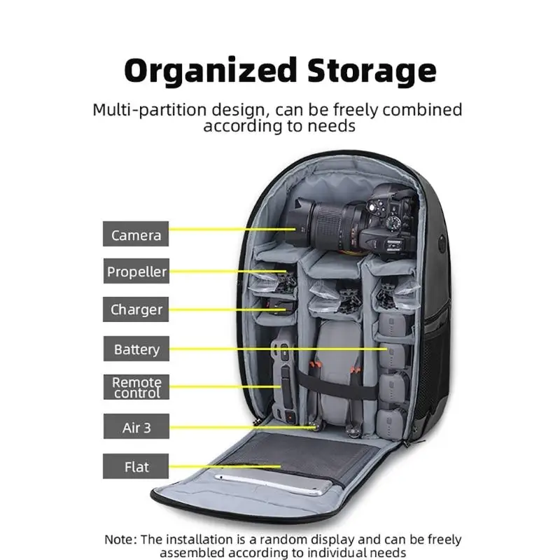 

Рюкзак через плечо для Air 3/AVATA, большая вместительная сумка для хранения, для путешествий на открытом воздухе, чехол, для
