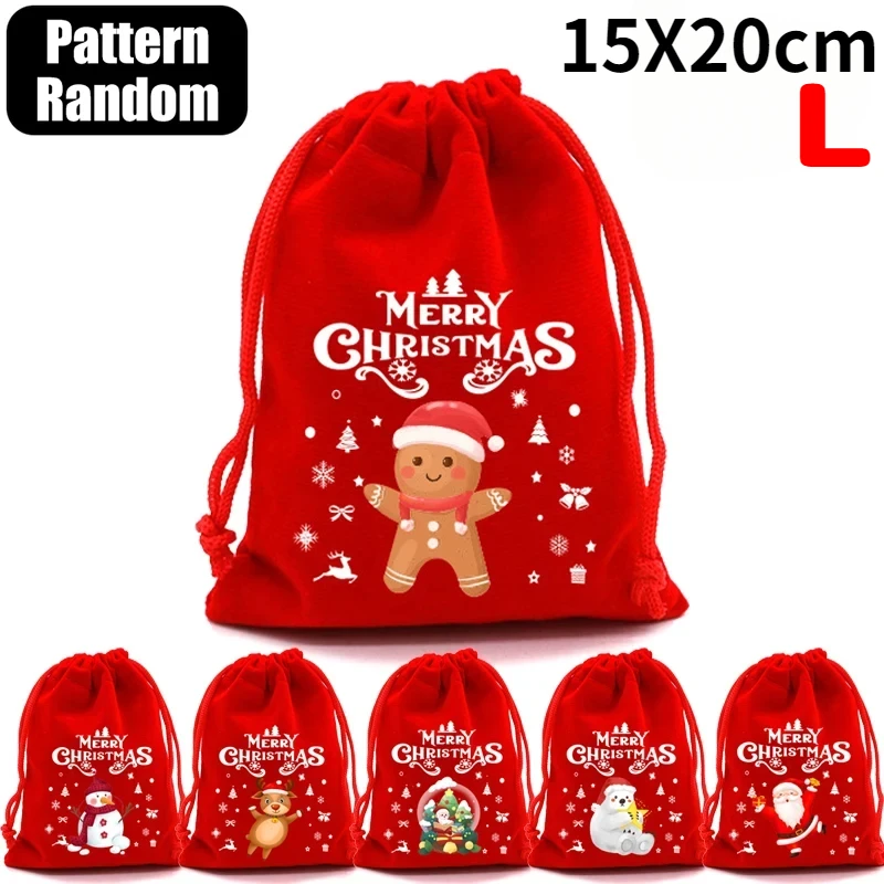 Рождественские сумки-мешочки бархатные красный
Рождественские сумки-мешочки бархатные красный