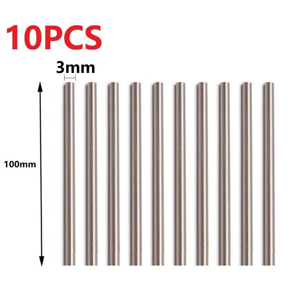 HSS Round Bar 10pcs 58 Degree Hardness High Hardness High Speed Steel Lathe Tool Metric Straight Shank Bead Pins
HSS Round Bar 10pcs 58 Degree Hardness High Hardness High Speed Steel Lathe Tool Metric Straight Shank Bead Pins