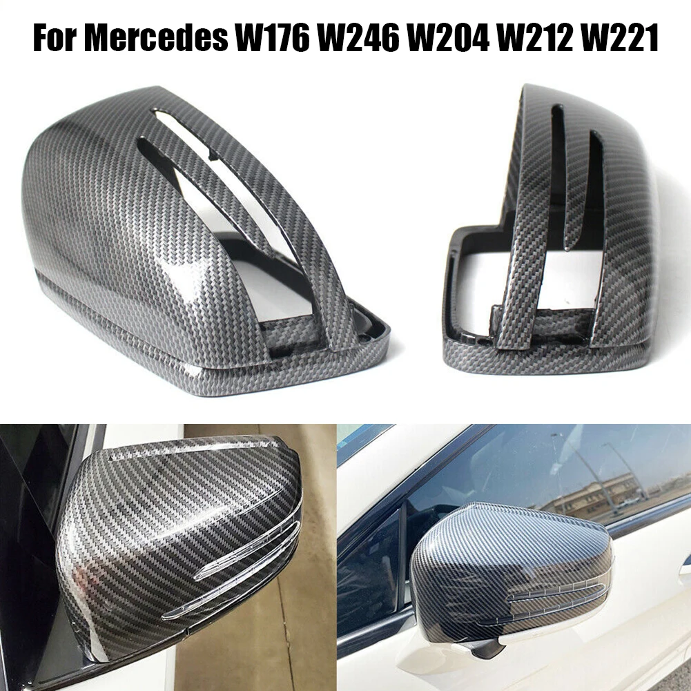 2x Carbon Fiber Side Mirror Cover Cap Add On For Benz For Mercedes A Class W176 13-18 B Class W246 12-18 C Class W204 08-14 E
2x Carbon Fiber Side Mirror Cover Cap Add On For Benz For Mercedes A Class W176 13-18 B Class W246 12-18 C Class W204 08-14 E