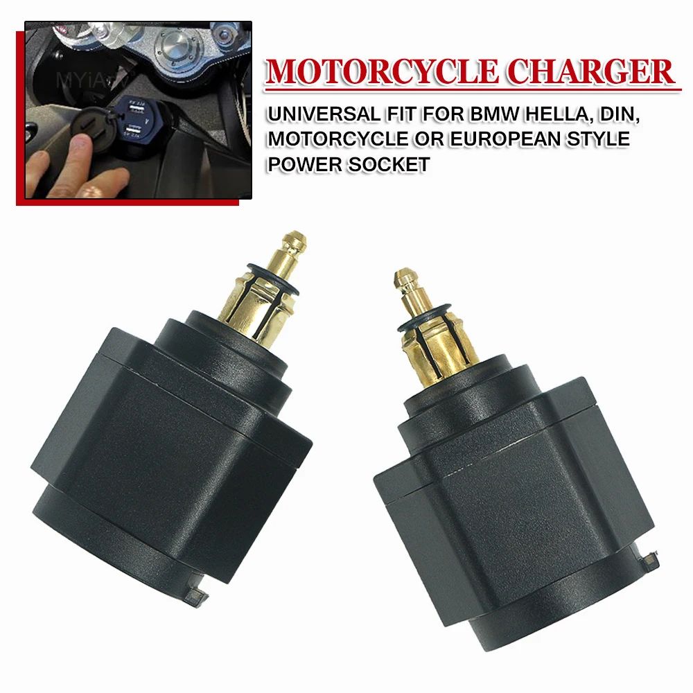 

Hella DIN Plug Motorcycle Dual USB Charger For BMW R1200GS R1250GS Adv R1200RT F800GS F900XR 2021 For Ducati Multistrada 1200
