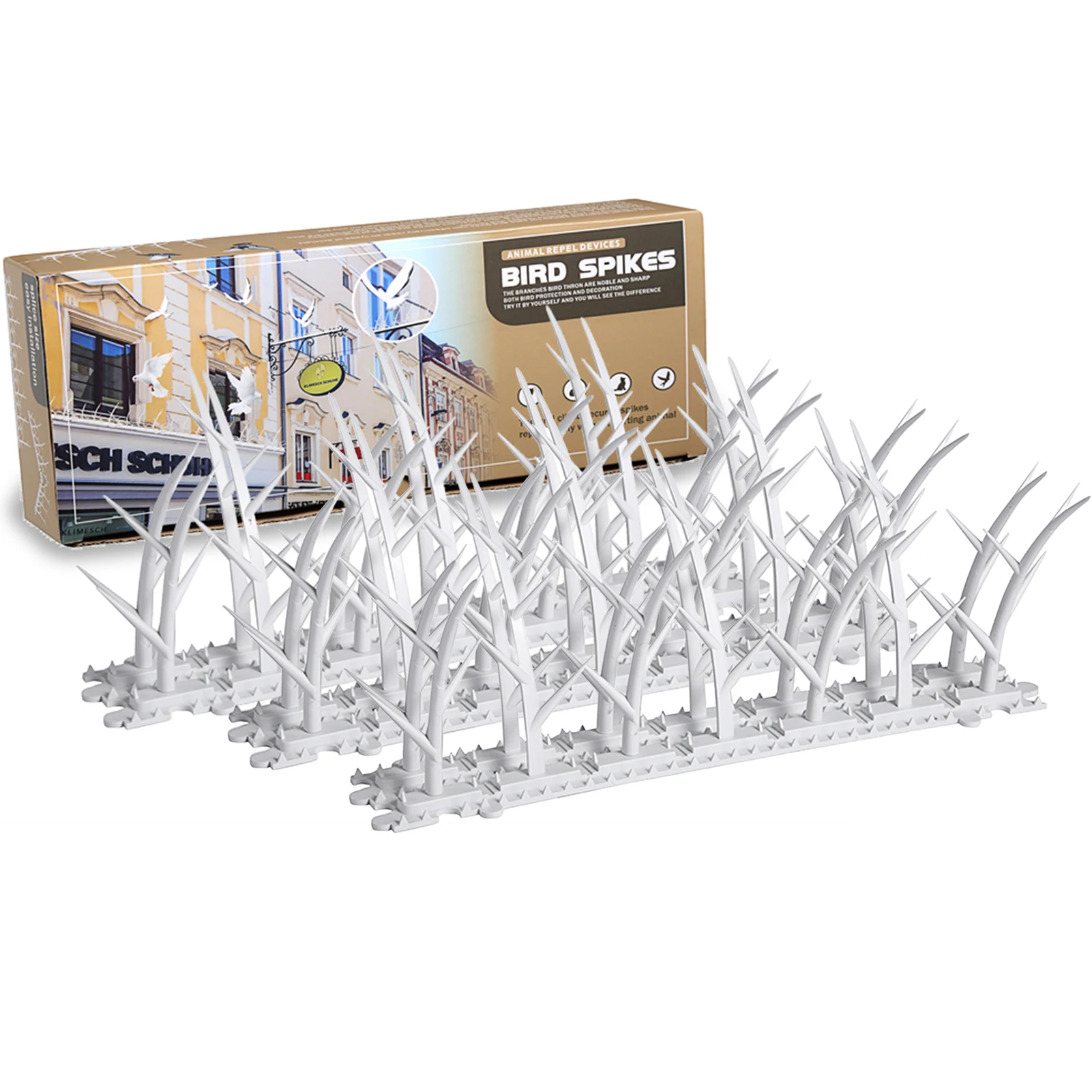 6 шт., шипы для птиц, 11, 8 х4, 5 х1, 5 дюймов 
6 шт., шипы для птиц, 11, 8 х4, 5 х1, 5 дюймов