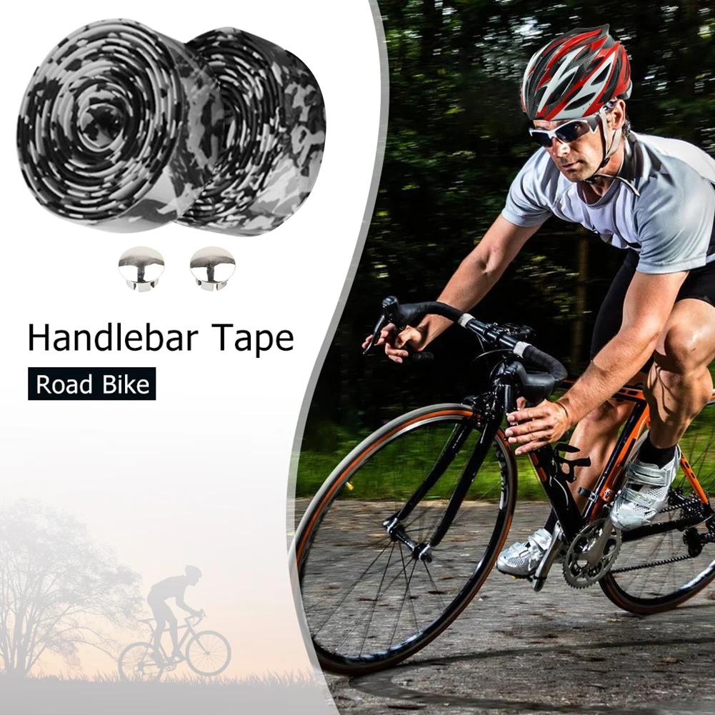2pcs Portable Bike Handlebar Tape Bicycle Handlebar Sponge Bandage Cycling Road Bike Handle Non Slip Belt Coves Plugs
2pcs Portable Bike Handlebar Tape Bicycle Handlebar Sponge Bandage Cycling Road Bike Handle Non Slip Belt Coves Plugs