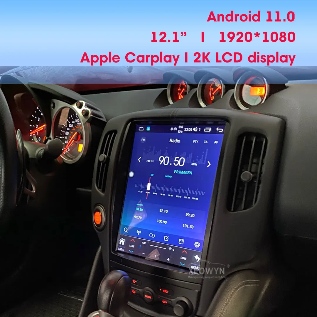 12.1inch Car Radio For Nissan 350Z 370Z With 128G Auto Audio Stereo Android 10 GPS Navigation Head Unit Video Player
12.1inch Car Radio For Nissan 350Z 370Z With 128G Auto Audio Stereo Android 10 GPS Navigation Head Unit Video Player