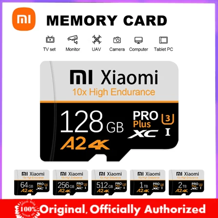 XIAOMI класс 10 Флэш-карта памяти Micro TF SD 1 ТБ 512 ГБ 256 ГБ SD/TF флэш-карта памяти 128 Гб 64 Гб карта памяти для телефона камеры дрона
XIAOMI класс 10 Флэш-карта памяти Micro TF SD 1 ТБ 512 ГБ 256 ГБ SD/TF флэш-карта памяти 128 Гб 64 Гб карта памяти для телефона камеры дрона