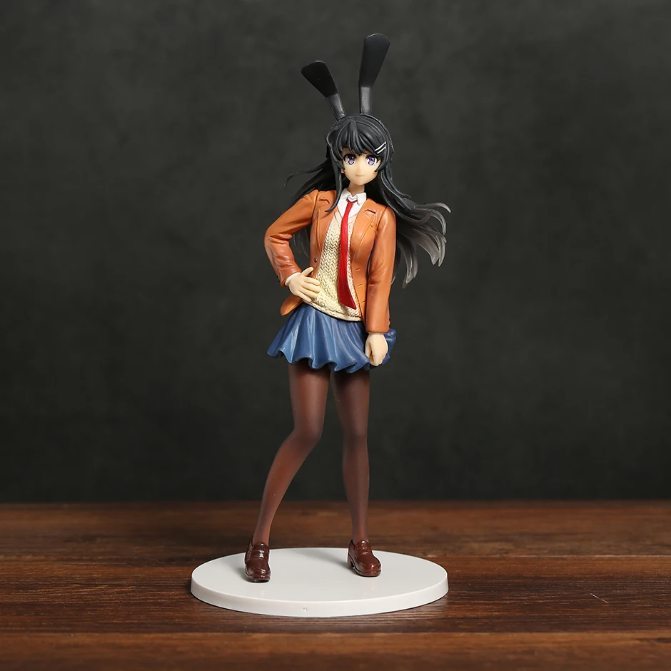 Rascal не мечтает кролика девушки Senpai Sakurajima Mai ПВХ Модель Аниме Коллекционная фигурка игрушка подарок
Rascal не мечтает кролика девушки Senpai Sakurajima Mai ПВХ Модель Аниме Коллекционная фигурка игрушка подарок