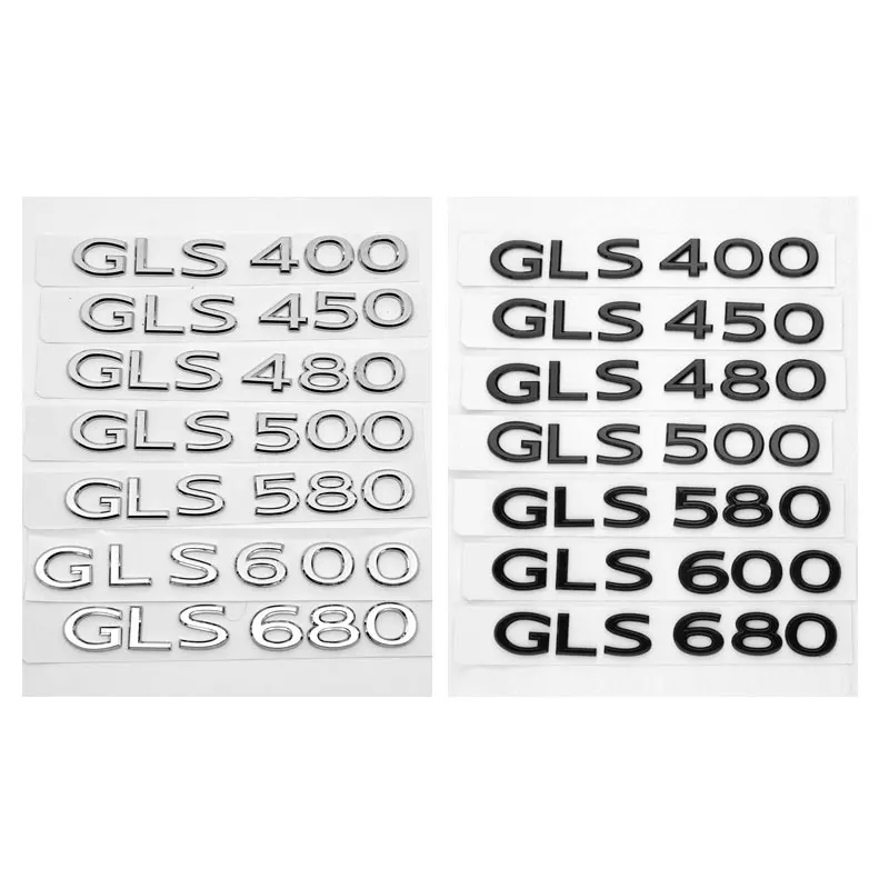 

GLS 400 450 480 500 600 680 S480 580 600 badge car stickers For Mercedes-Benz MAYBACH series trunk label modified accessories