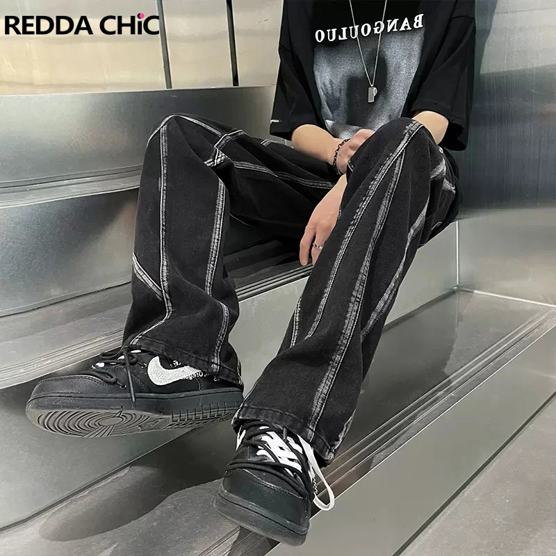 REDDACHiC Patchwork Black Jeans for Men Pants Grunge Y2k Straight Slim Male Denim Trousers Dark Punk Hip Hop Harajuku Streetwear
REDDACHiC Patchwork Black Jeans for Men Pants Grunge Y2k Straight Slim Male Denim Trousers Dark Punk Hip Hop Harajuku Streetwear