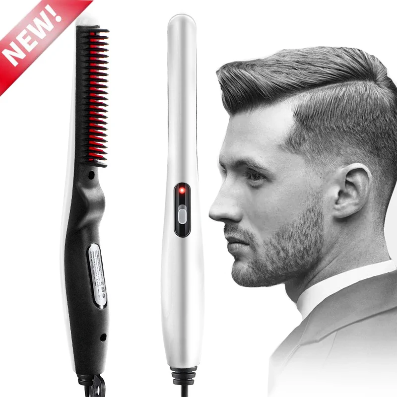 Multifunctional Men Beard Hair Straightener Hair Comb Brush Curling Iron Electric Straightening Comb Handsome Quick Hair Styler
Multifunctional Men Beard Hair Straightener Hair Comb Brush Curling Iron Electric Straightening Comb Handsome Quick Hair Styler