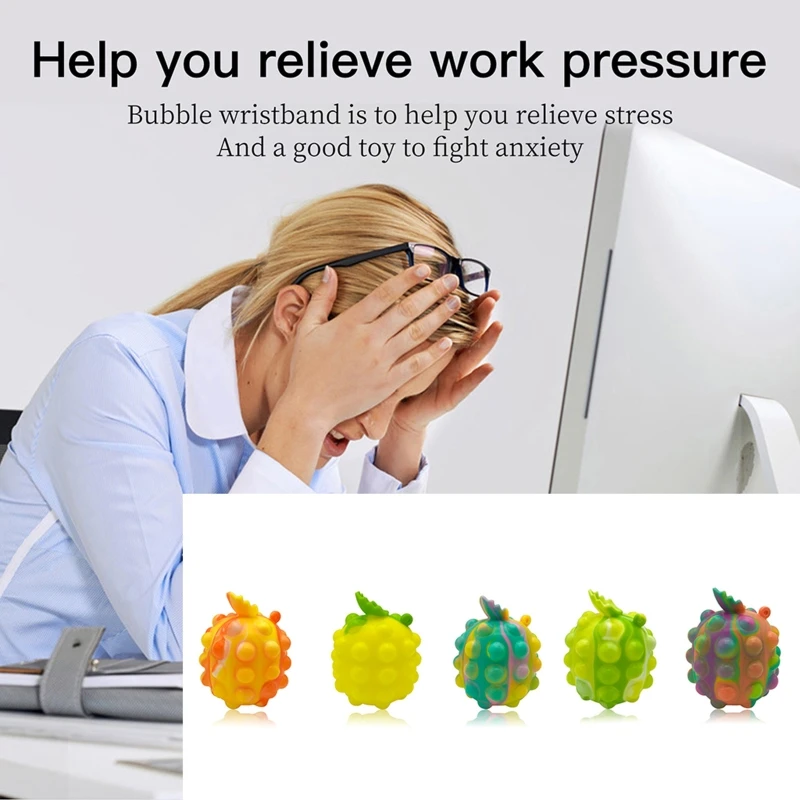 New Fidgets Stress Squeeze Toy Pineapple 3D Sensory Stress Ball Toys Kids Adults Sensory Fidget Toy Silicone
New Fidgets Stress Squeeze Toy Pineapple 3D Sensory Stress Ball Toys Kids Adults Sensory Fidget Toy Silicone