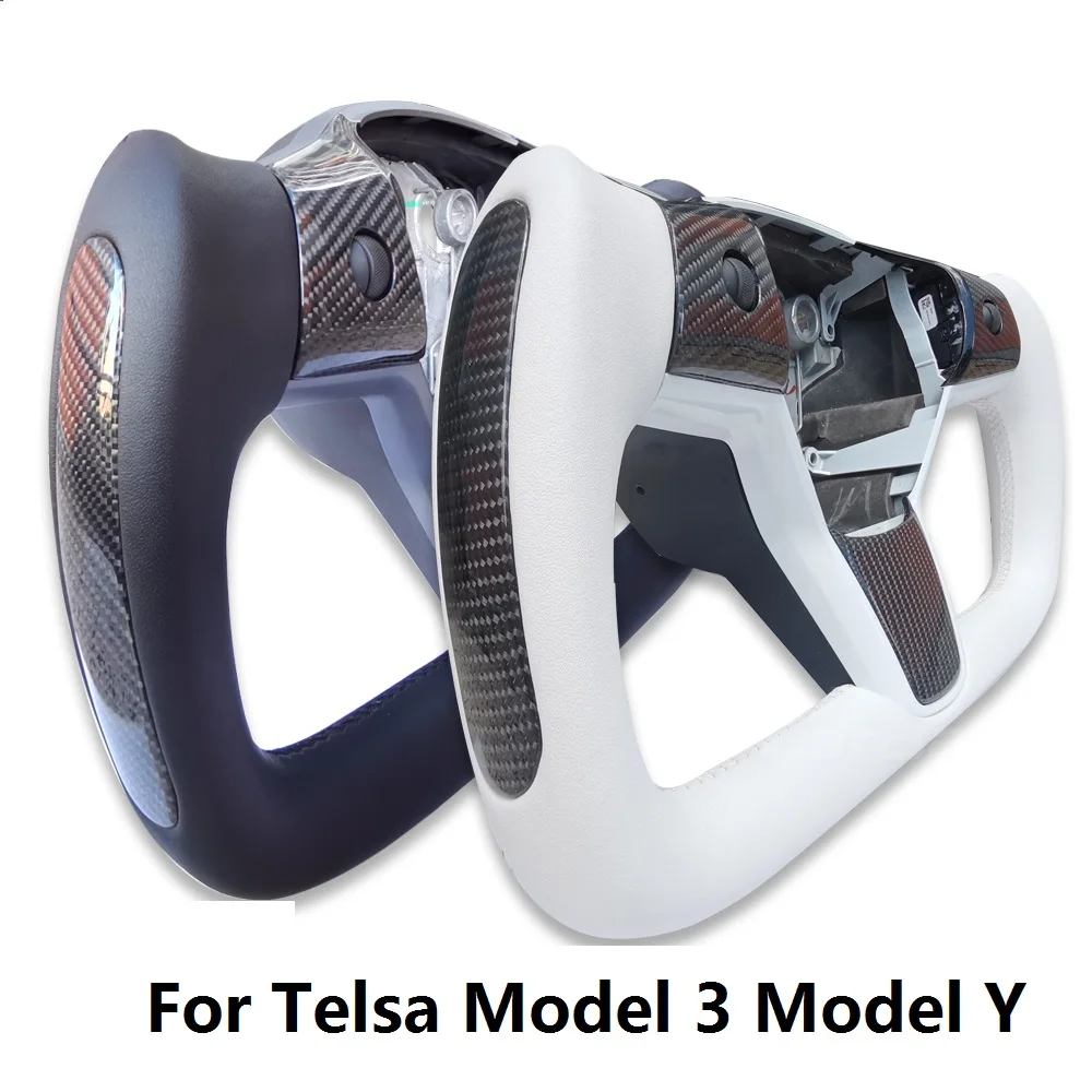 Pure Carbon Fiber Yoke Steering Wheel For Telsa Model 3 Model Y 2017 2018 2019 2021 2022 Glossy Matte Optional
Pure Carbon Fiber Yoke Steering Wheel For Telsa Model 3 Model Y 2017 2018 2019 2021 2022 Glossy Matte Optional