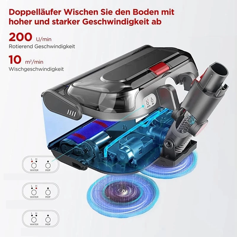 Насадка на швабру, электрическая швабра с замком и шваброй для пылесоса Dyson V15 V11 V10 V8 V7 (с бутылкой для воды)
Насадка на швабру, электрическая швабра с замком и шваброй для пылесоса Dyson V15 V11 V10 V8 V7 (с бутылкой для воды)