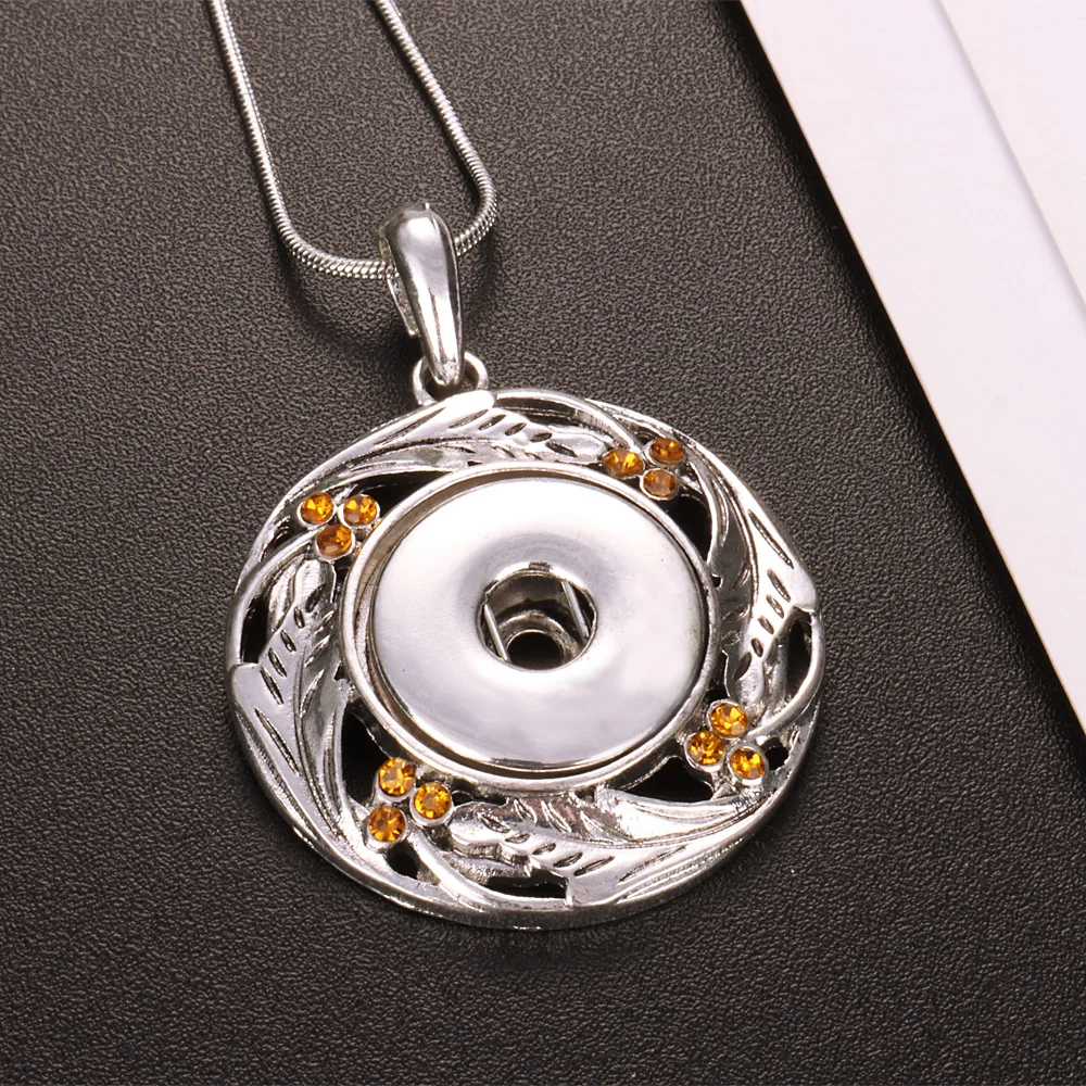 The Round Pendant Rhinestone Geometry Interchangeable Necklace 034 Fit 18mm Snap Button Charm Jewelry For Women Gift
The Round Pendant Rhinestone Geometry Interchangeable Necklace 034 Fit 18mm Snap Button Charm Jewelry For Women Gift