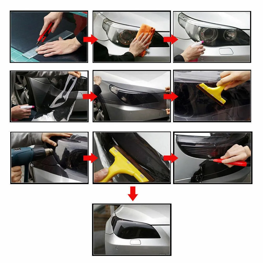30 X 200cm Light Smoke Black Tint Film Headlights Tail Lights Car Vinyl Wrap Brand New Auto Parts High Quality And Durable
30 X 200cm Light Smoke Black Tint Film Headlights Tail Lights Car Vinyl Wrap Brand New Auto Parts High Quality And Durable