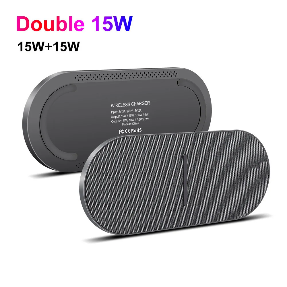 2 in 1 Qi Wireless Charger For iPhone 13 12 Pro Max 11 XS XR 8 AirPods Dual 15W Fast Charging Pad For Samsung S21 S20 S10 Xiaomi
2 in 1 Qi Wireless Charger For iPhone 13 12 Pro Max 11 XS XR 8 AirPods Dual 15W Fast Charging Pad For Samsung S21 S20 S10 Xiaomi