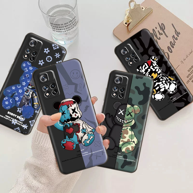 Cute Luxury Bear Phone Case For Xiaomi Redmi Note 10 9 Pro 5G 9S 10S POCO F3 X3 M3 GT Pro X3 NFC Back Funda Silicone Cover
Cute Luxury Bear Phone Case For Xiaomi Redmi Note 10 9 Pro 5G 9S 10S POCO F3 X3 M3 GT Pro X3 NFC Back Funda Silicone Cover