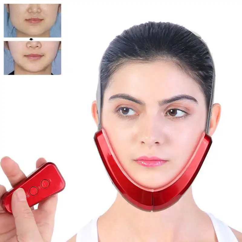 Electric V Face Lifting Machine Double Chin Remove Skin Lifting Device Vibration LED Light EMS V-Face Shaping Facial Massager
Electric V Face Lifting Machine Double Chin Remove Skin Lifting Device Vibration LED Light EMS V-Face Shaping Facial Massager