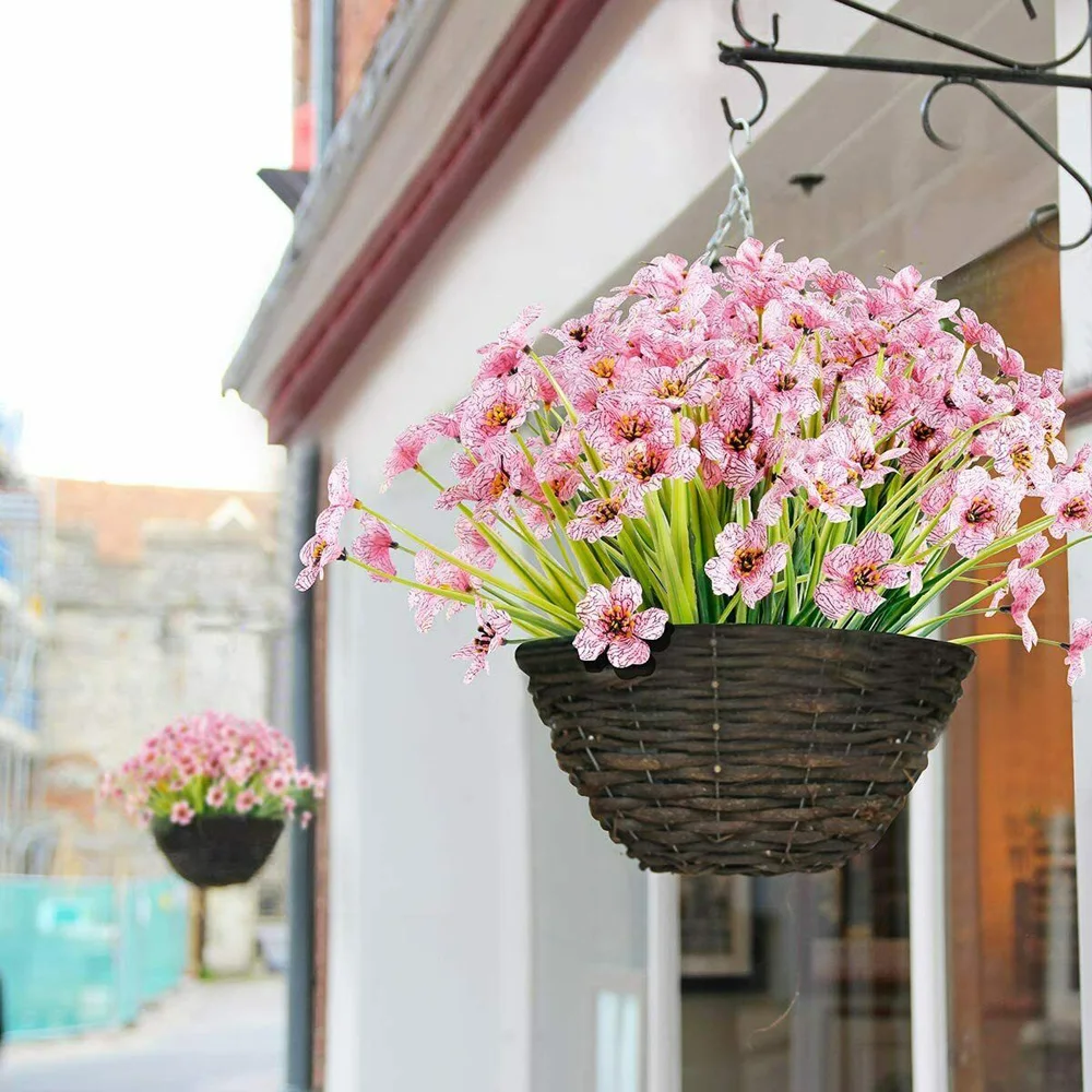 Artificial Flowers 1 Bouquet 18 Heads Fake Bouquet Plastic Garden Outdoor Plant Violet for DIY Home Garden Wedding Decor
Artificial Flowers 1 Bouquet 18 Heads Fake Bouquet Plastic Garden Outdoor Plant Violet for DIY Home Garden Wedding Decor