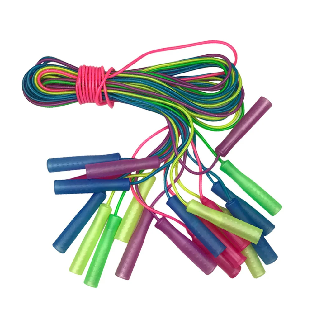 Handle Jump Rope, 10pcs Rope Premium Creative Adjustable Jumping Rope for Outdoor Recreation|300 x 2 x 2cm 
Handle Jump Rope, 10pcs Rope Premium Creative Adjustable Jumping Rope for Outdoor Recreation|300 x 2 x 2cm