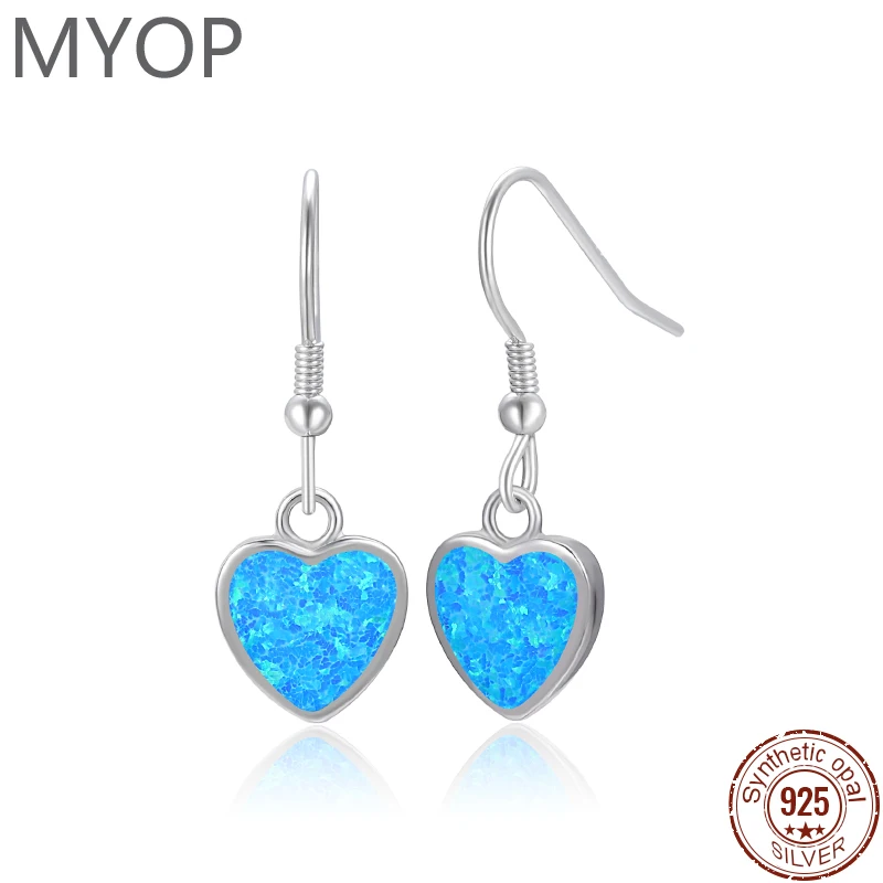 MYOP 925 Sterling Silver Simple Design Classic Love Heart Drop Earrings For Women New Fashion Dangle Earring Gifts
MYOP 925 Sterling Silver Simple Design Classic Love Heart Drop Earrings For Women New Fashion Dangle Earring Gifts