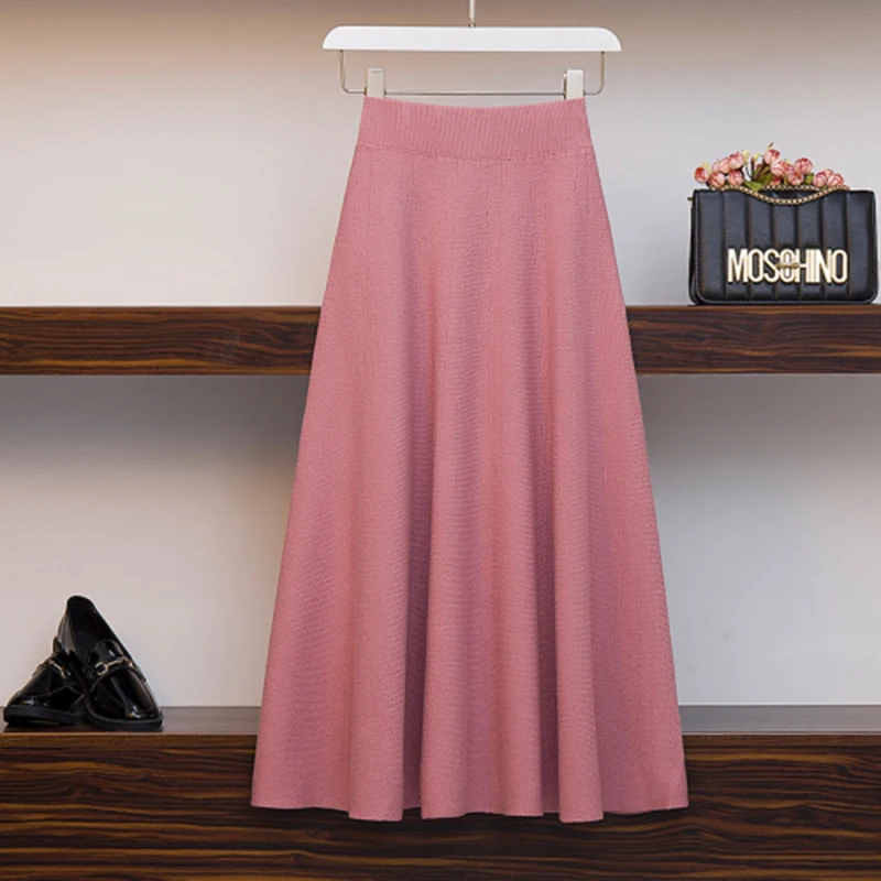 New Arrival Autumn Winter Korea Fashion Women High Waist Slim A-line Skirt All-matched Casual Knitted Long Skirt Plus Size S503
New Arrival Autumn Winter Korea Fashion Women High Waist Slim A-line Skirt All-matched Casual Knitted Long Skirt Plus Size S503