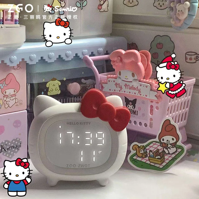 Sanrio Hellokitty Smart Alarm Clock Bluetooth Speaker LED Atmosphere Light Multi-function Night Lamp Birthday Gift Childen Girls
Sanrio Hellokitty Smart Alarm Clock Bluetooth Speaker LED Atmosphere Light Multi-function Night Lamp Birthday Gift Childen Girls