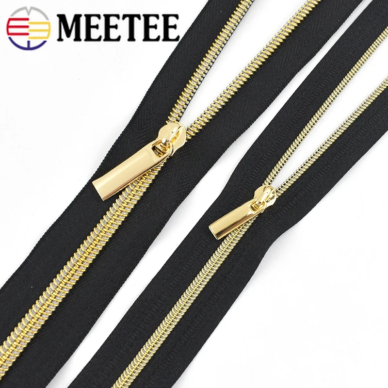 10Meters LightGold Nylon Coil Zipper Tape 3# 5# Continuous Decorative Zip with Puller Sliders Bag Clothes DIY Sewing Accessories
10Meters LightGold Nylon Coil Zipper Tape 3# 5# Continuous Decorative Zip with Puller Sliders Bag Clothes DIY Sewing Accessories