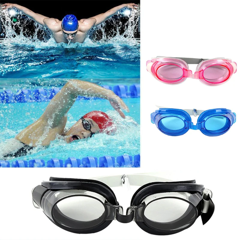 

Summer Swimming Goggles Set Waterproof PVC Vertical Swim Glasses Earplugs Nose Clip Goggles Set Surfing Bathing Diving Equipment