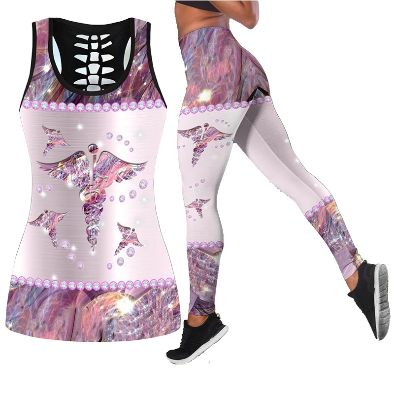 Beautiful Nurse 3D Print Combo Tank + Legging Summer Casual Yoga Pants Fitness Girls Trousers Sport Leggings for Girls Women
Beautiful Nurse 3D Print Combo Tank + Legging Summer Casual Yoga Pants Fitness Girls Trousers Sport Leggings for Girls Women
