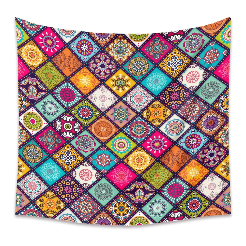 Бохо мандала гобелен из полиэстера
Бохо мандала гобелен из полиэстера