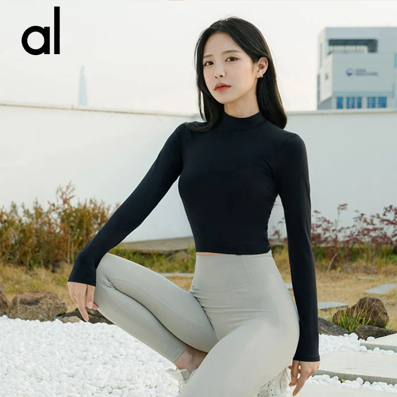 Al with logo Yoga Clothes Thin Velvet Long Sleeve Warm Tight Sportswear Women's Workout Clothes for Women Sport Workout Set
Al with logo Yoga Clothes Thin Velvet Long Sleeve Warm Tight Sportswear Women's Workout Clothes for Women Sport Workout Set