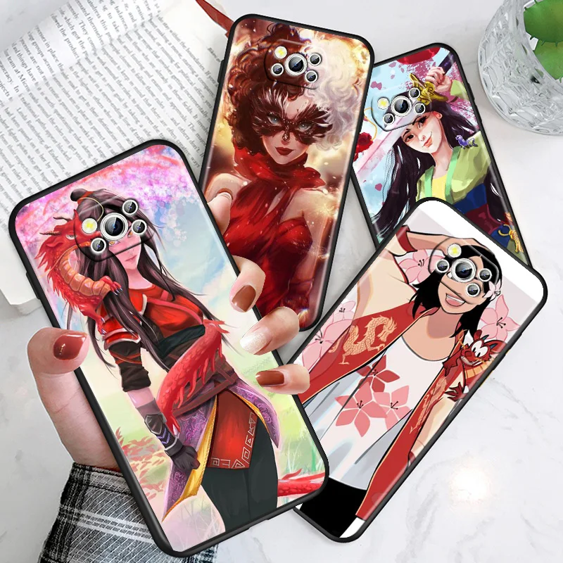 Disney Mulan For Xiaomi Poco M4 X4 X3 F3 GT NFC M3 C3 M2 F2 F1 X2 Pro Mi Mix3 Silicone Black Phone Case
Disney Mulan For Xiaomi Poco M4 X4 X3 F3 GT NFC M3 C3 M2 F2 F1 X2 Pro Mi Mix3 Silicone Black Phone Case