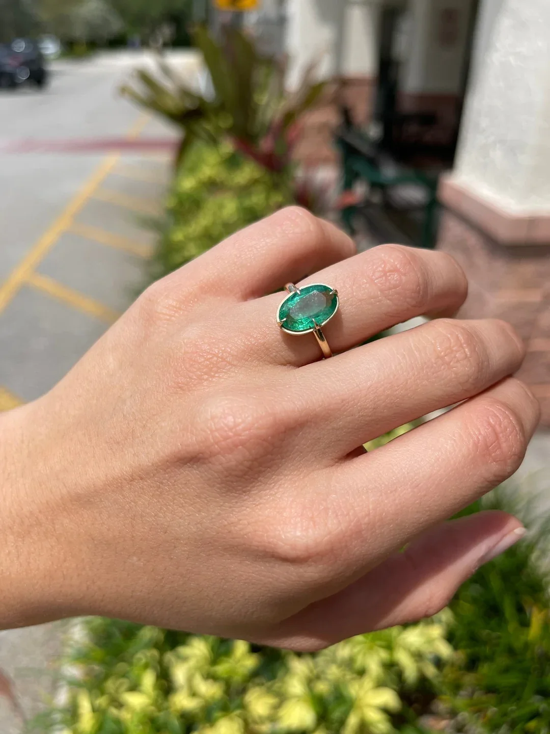 Emerald Gems Ring Lab-created 3.5 Carats Oval Cut Solitaire 14K 18K Yellow Gold Engagement Wedding Gift
Emerald Gems Ring Lab-created 3.5 Carats Oval Cut Solitaire 14K 18K Yellow Gold Engagement Wedding Gift